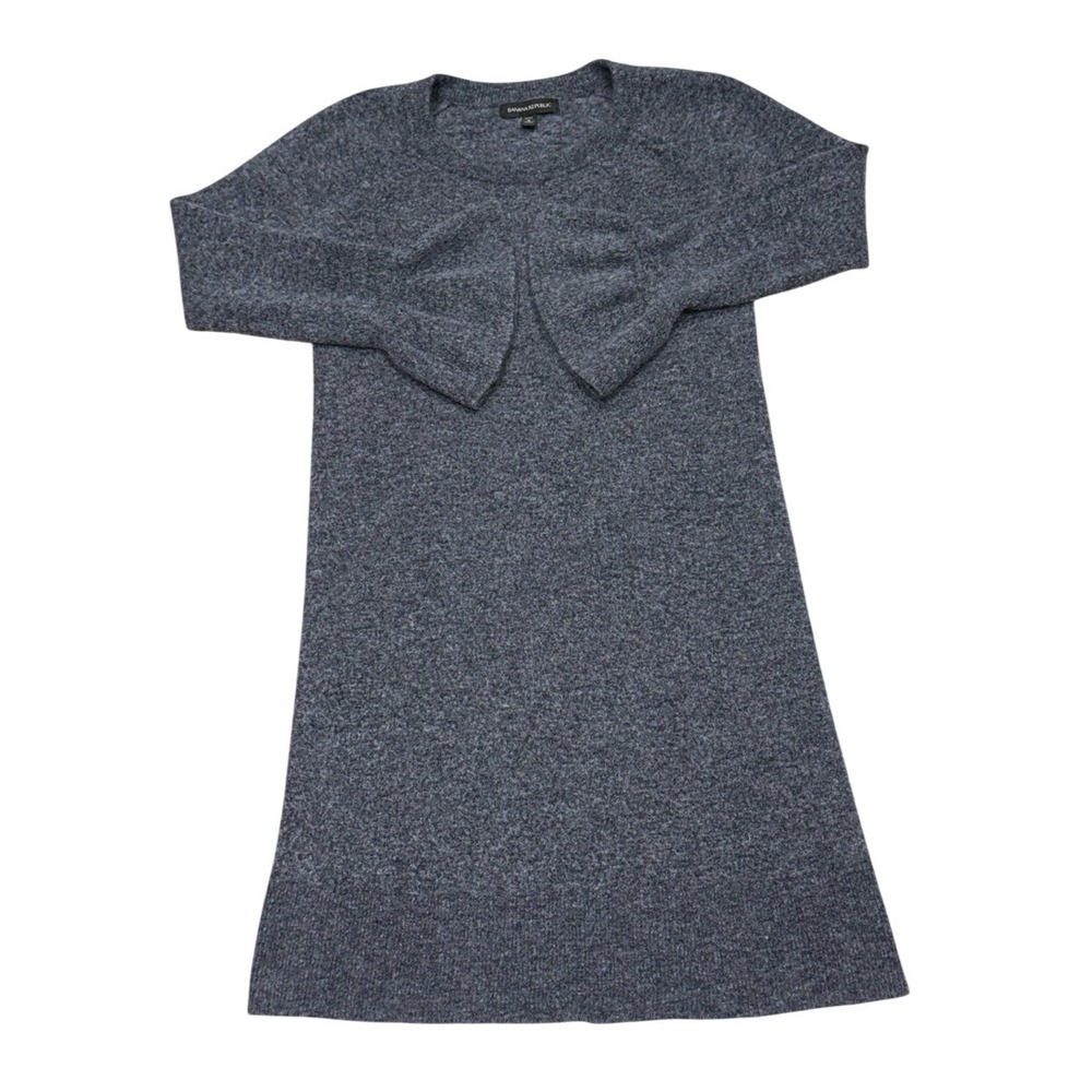 BANANA REPUBLIC Ultra Soft Wool Blend Bell Sleeve Mini Cozy Sweater Dress | S/P